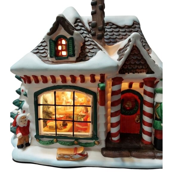 Mrs Claus Baked Goods Lighted Christmas Village House 2008 Northern Wonderland C - Picture 5 of 9
